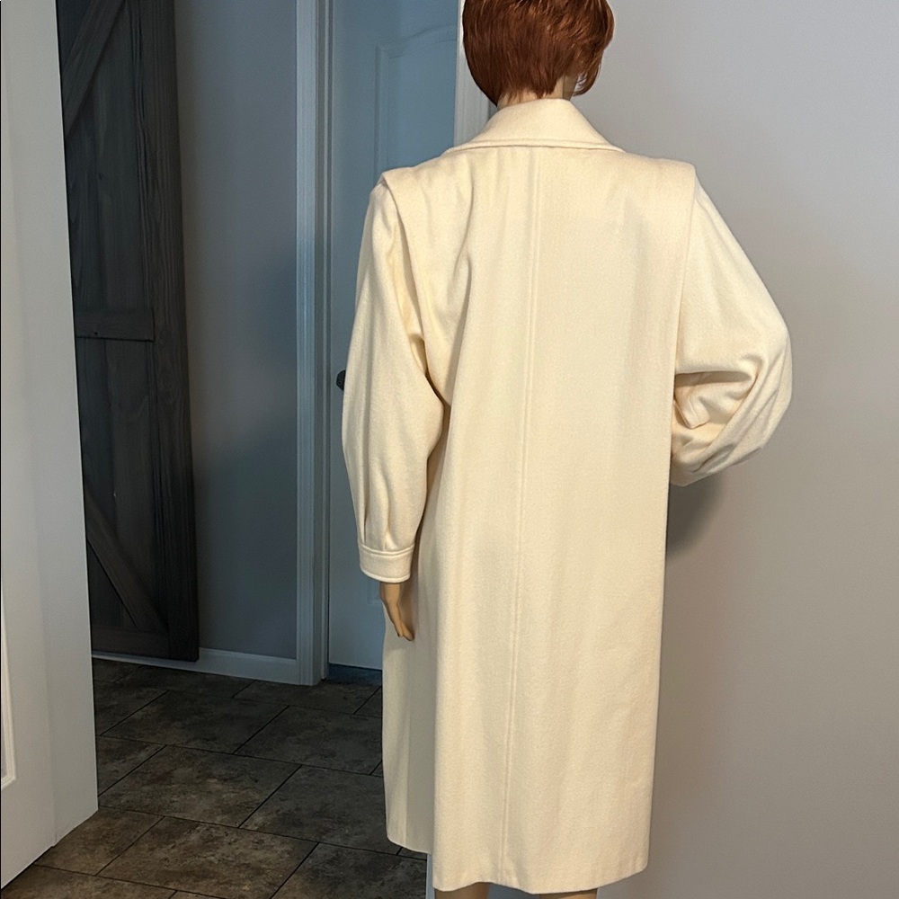 La Vogue Petite Vintage Wool Elegant Cream Women's Coat 80’s - 90’s USA🇺🇸 - Picture 5 of 10